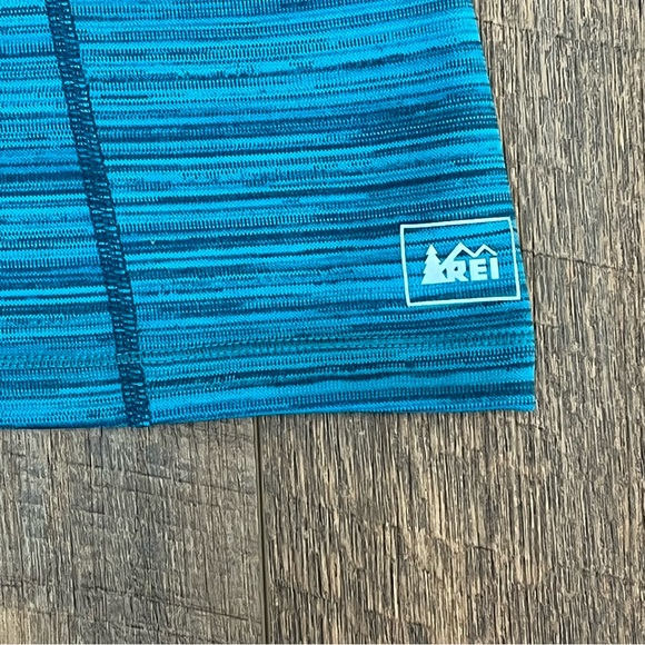 REI Women’s 1/4 Zip Hooded Pullover Turquoise Blue Size S - Picture 6 of 8